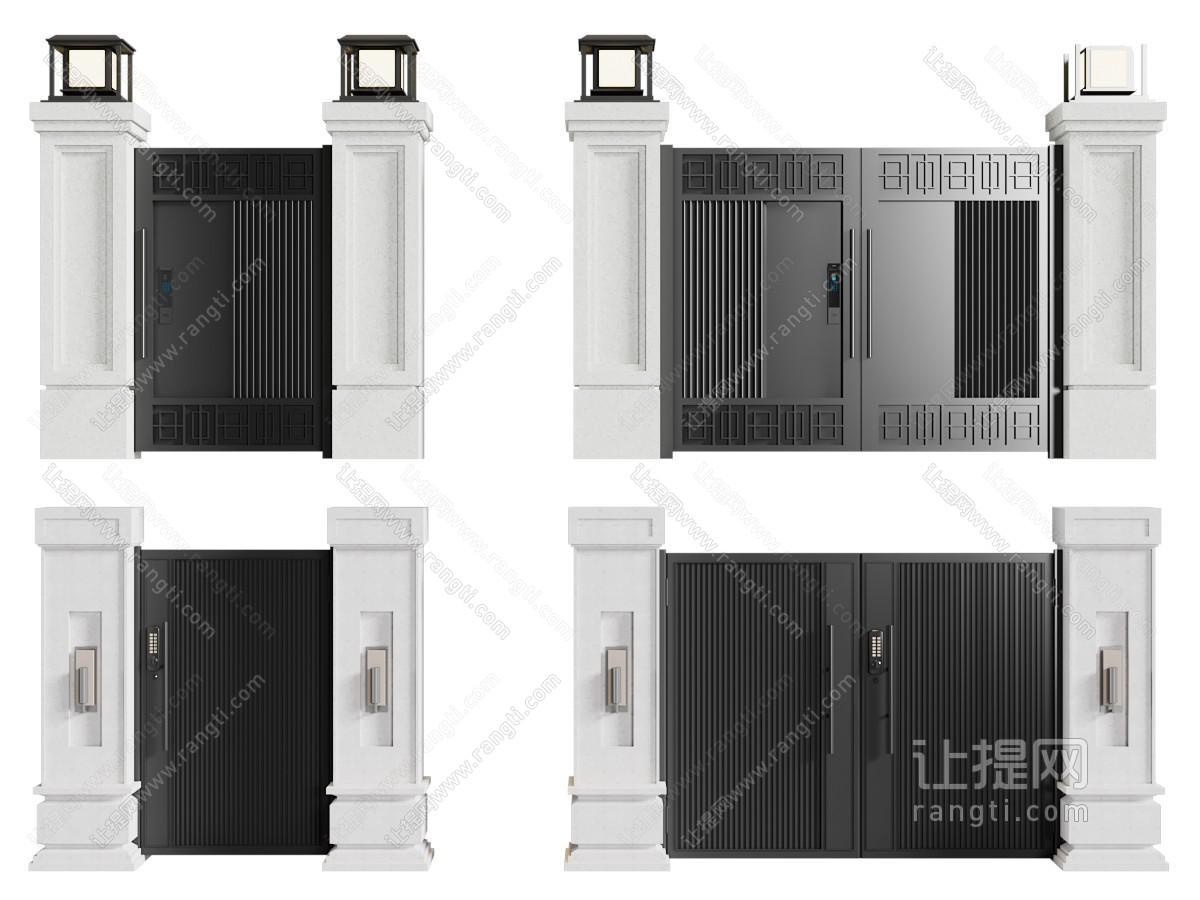 新中式双开门