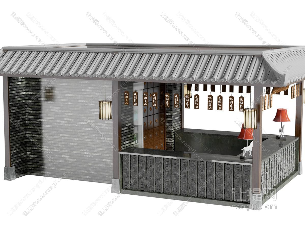 新中式店铺门头
