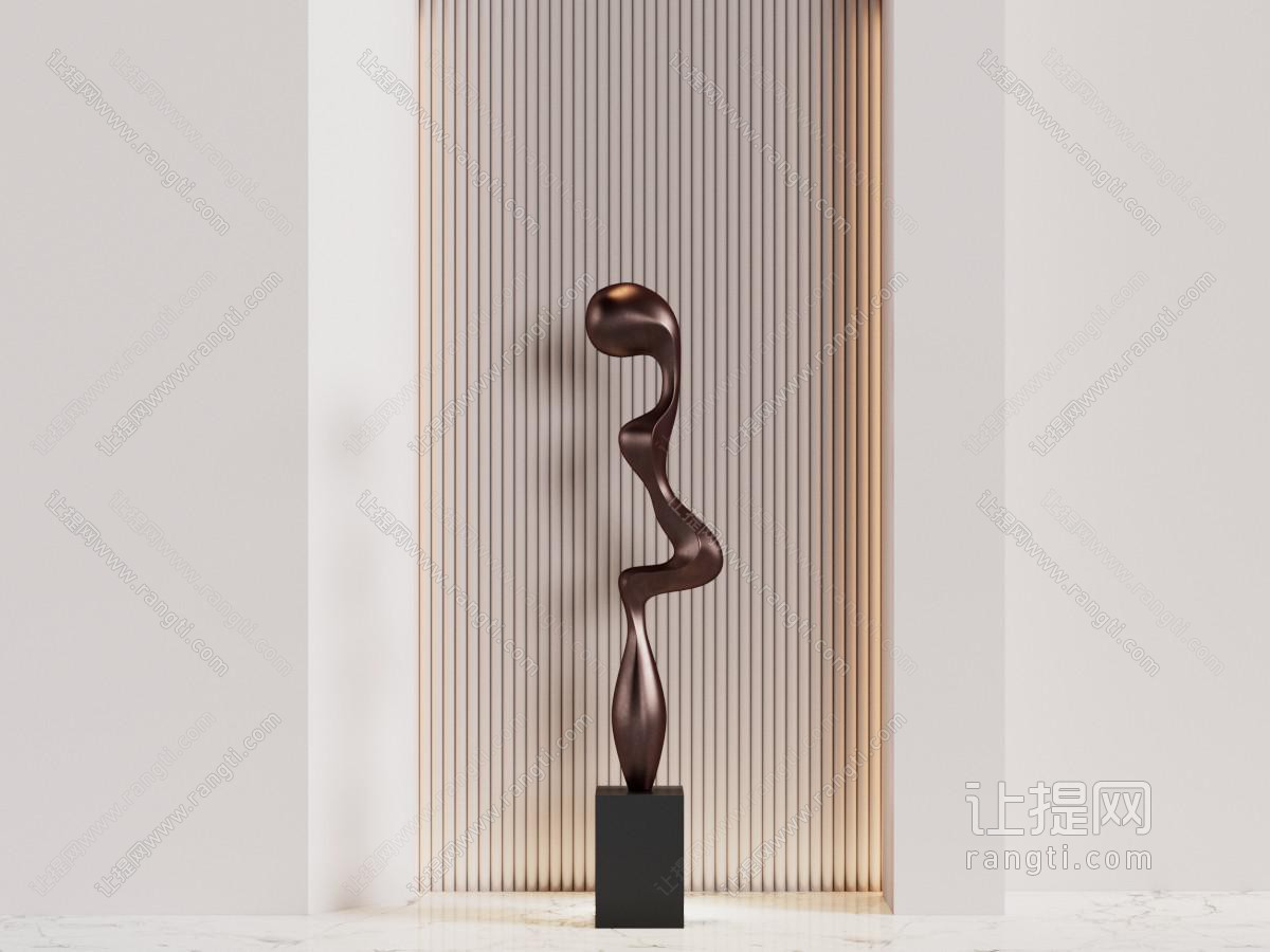 现代中古风雕塑摆件
