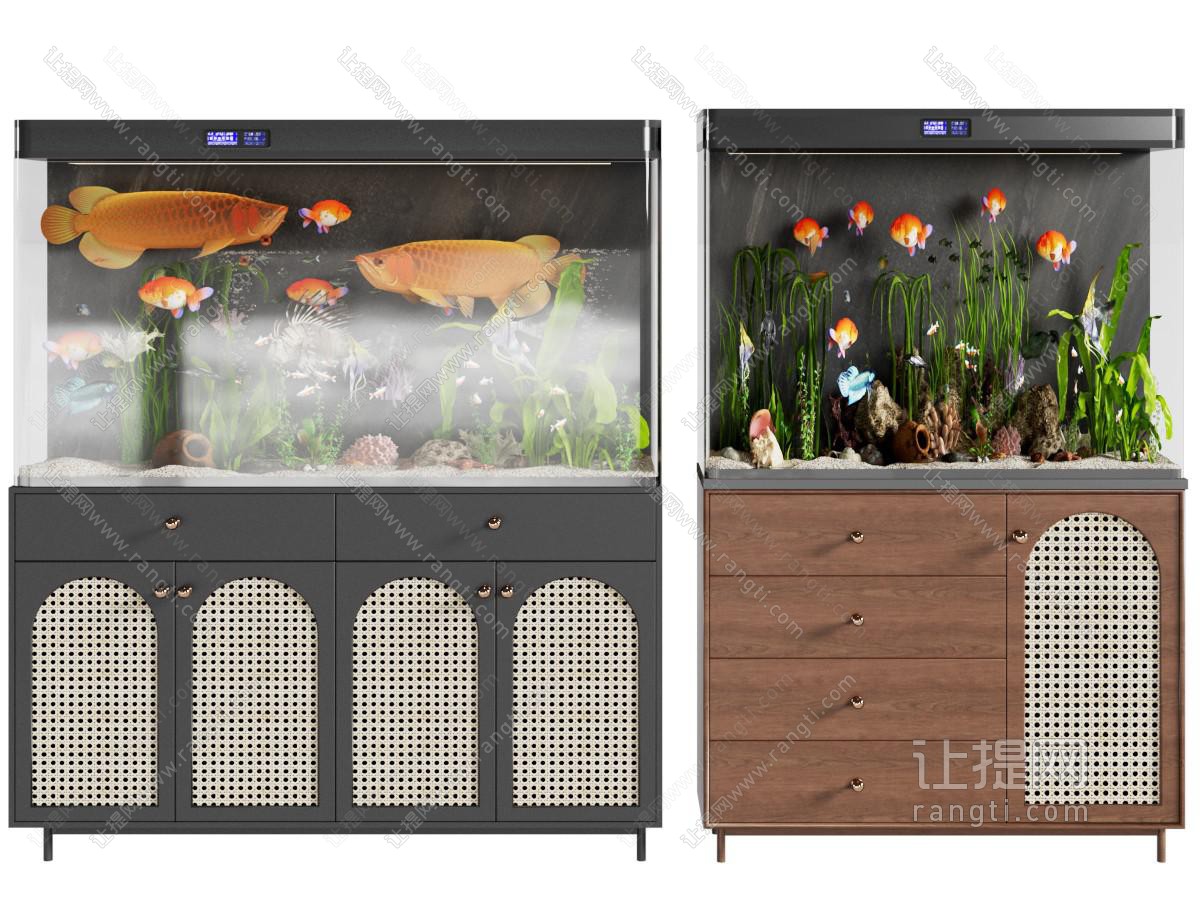 法式中古鱼缸 水族