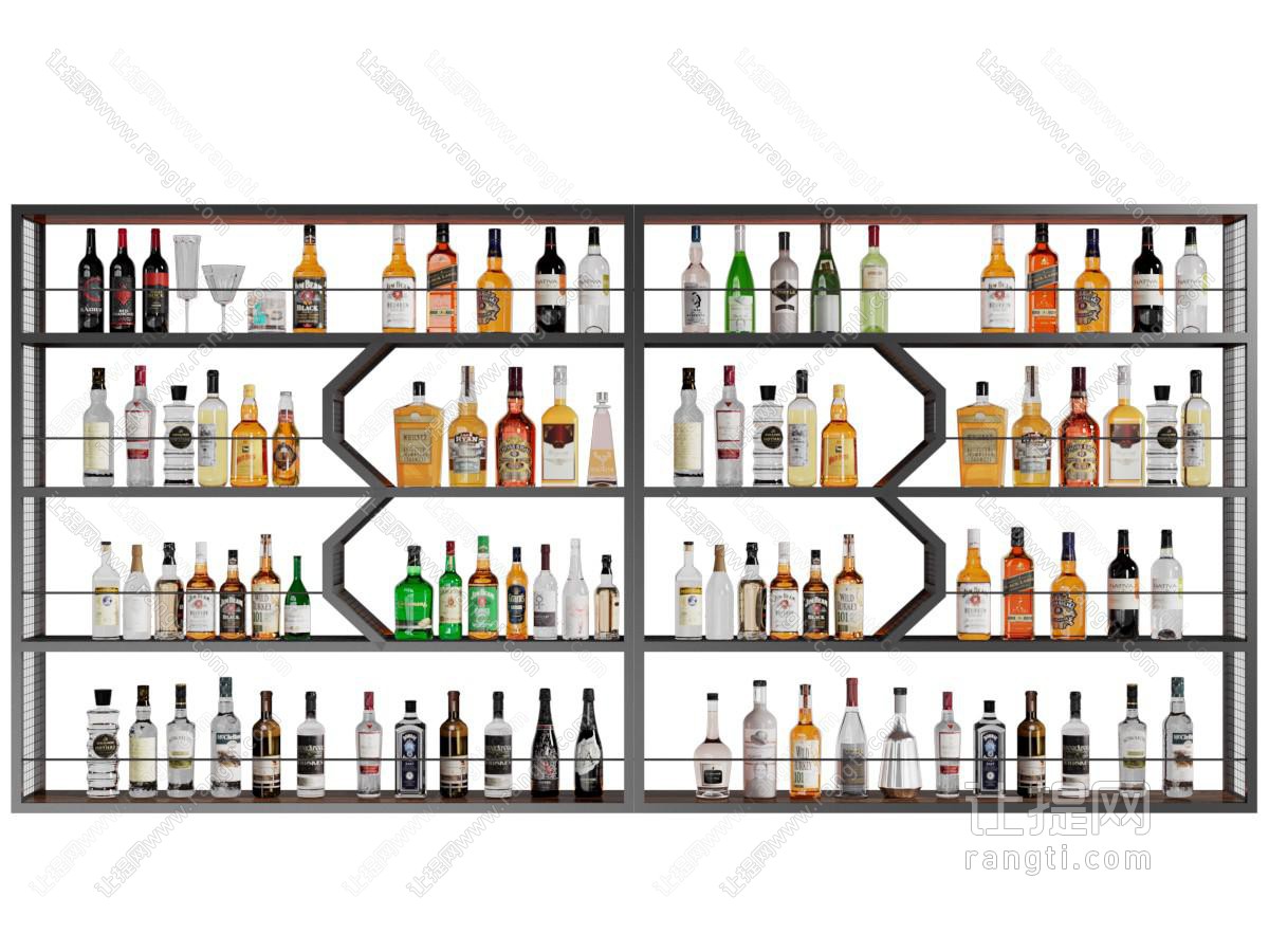 现代酒柜