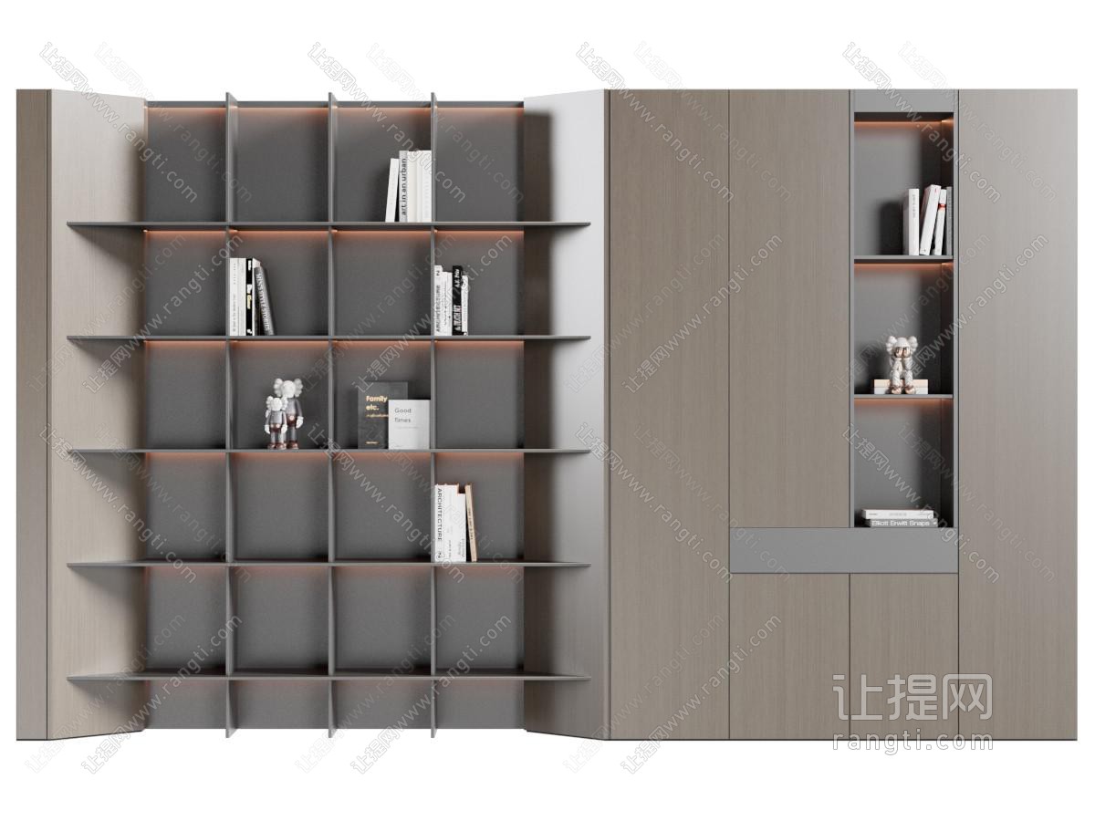 意式书柜 陈列柜