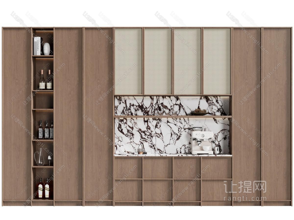 现代中古酒柜