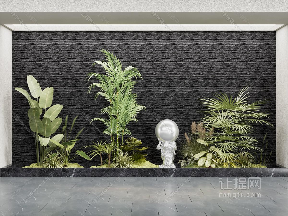 现代室内景观小品
