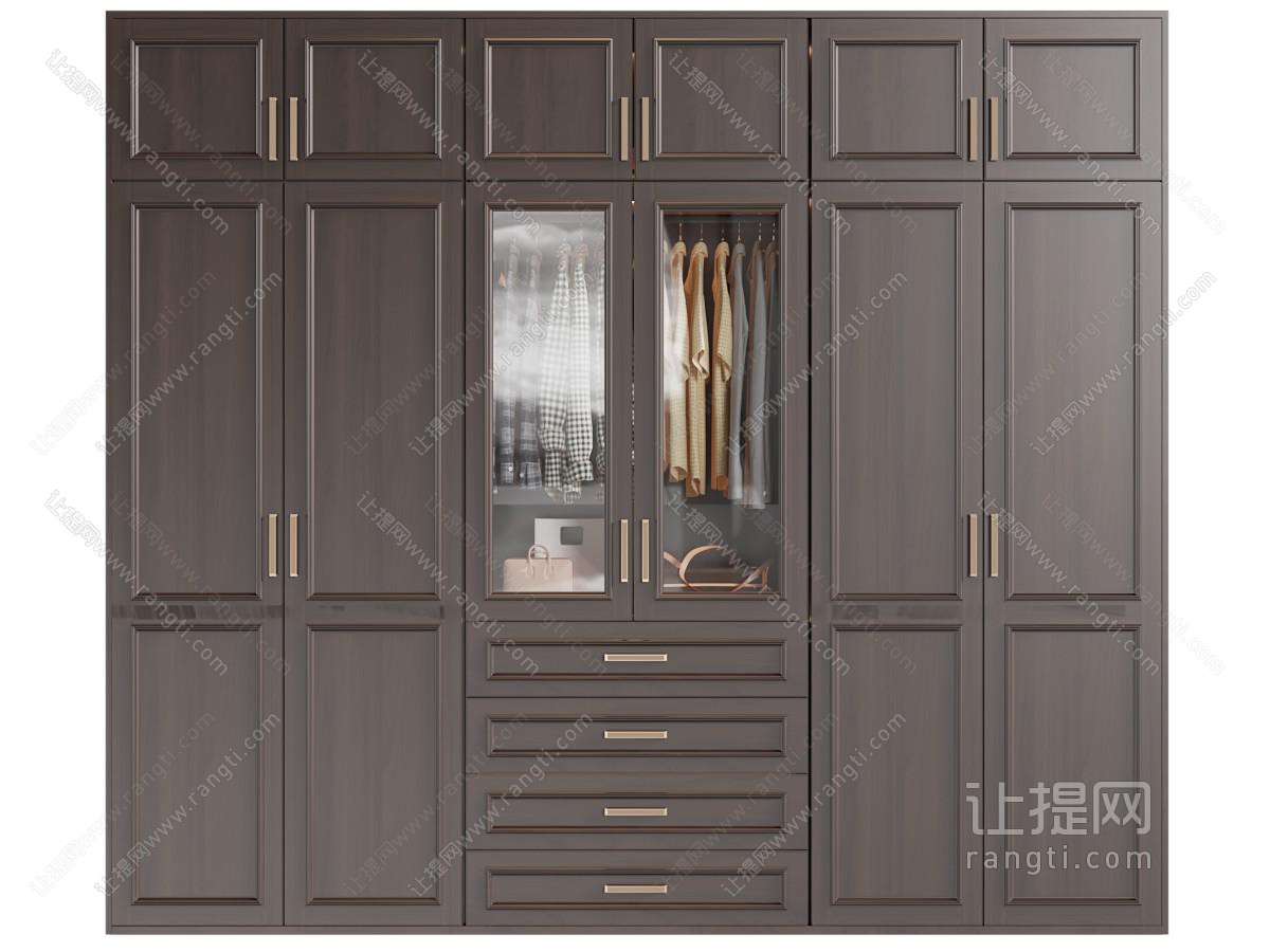 新中式衣柜