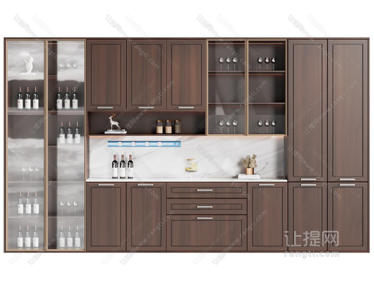 新中式酒柜