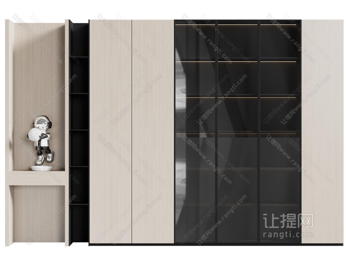 现代书柜 储物柜