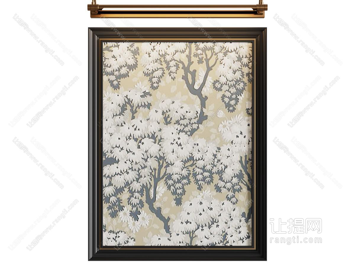 法式中古挂画
