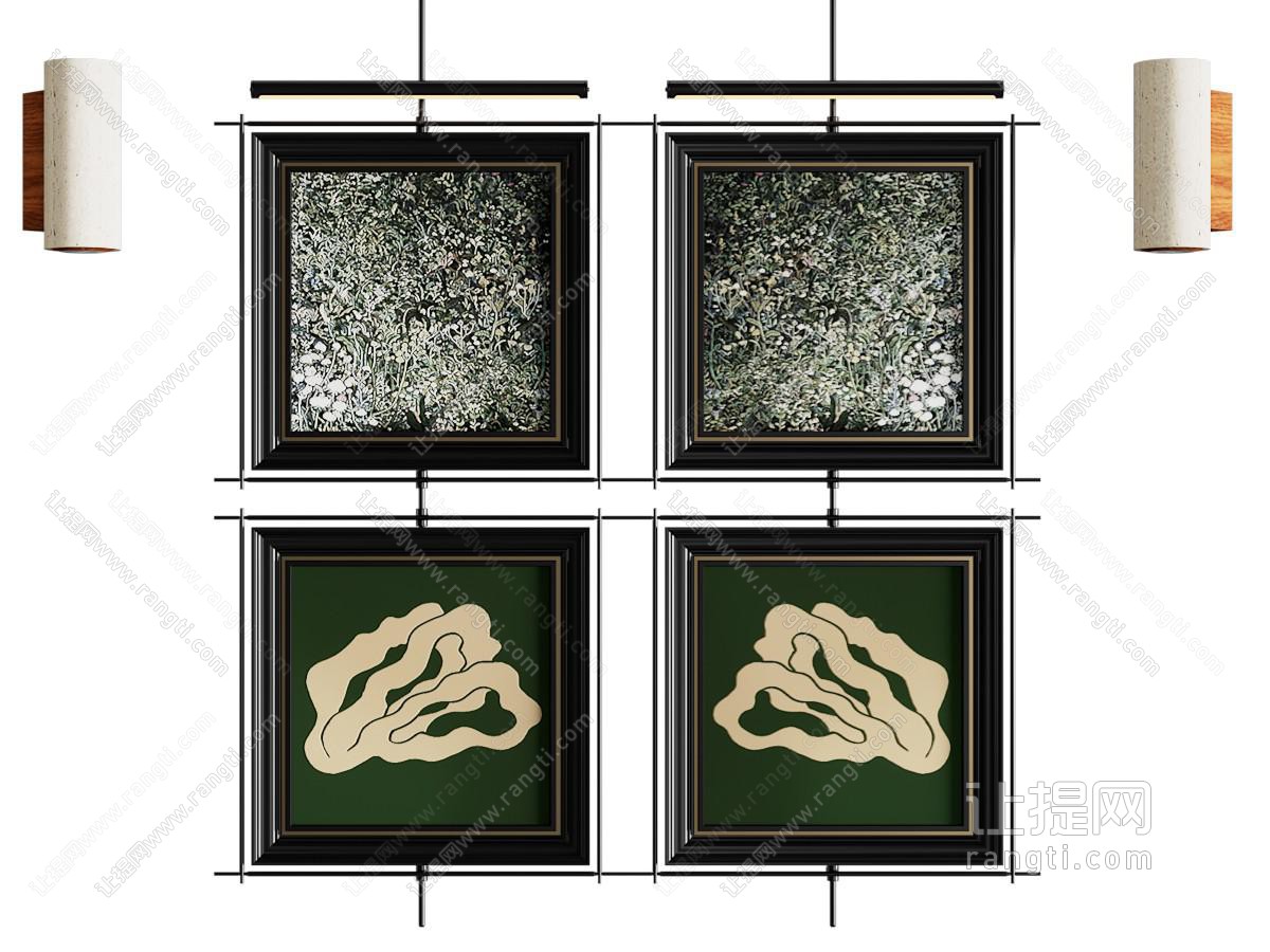法式中古风装饰画 复古高级画 挂画
