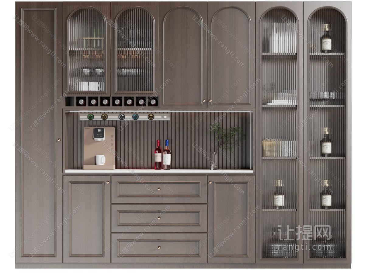 中古风酒柜