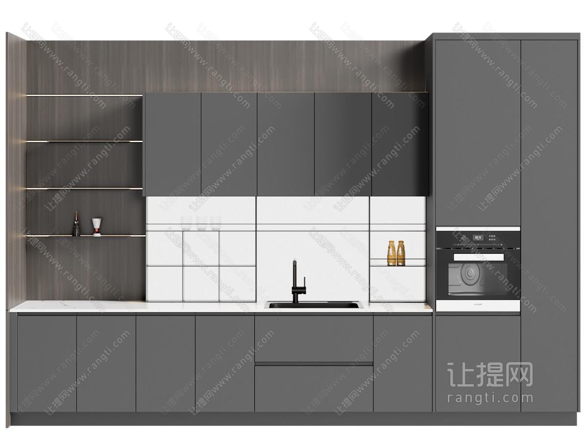 现代西厨 橱柜