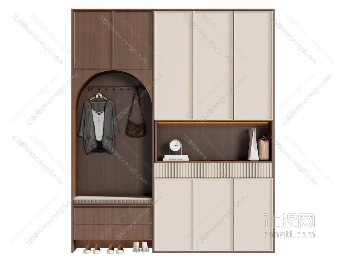 中古风鞋柜