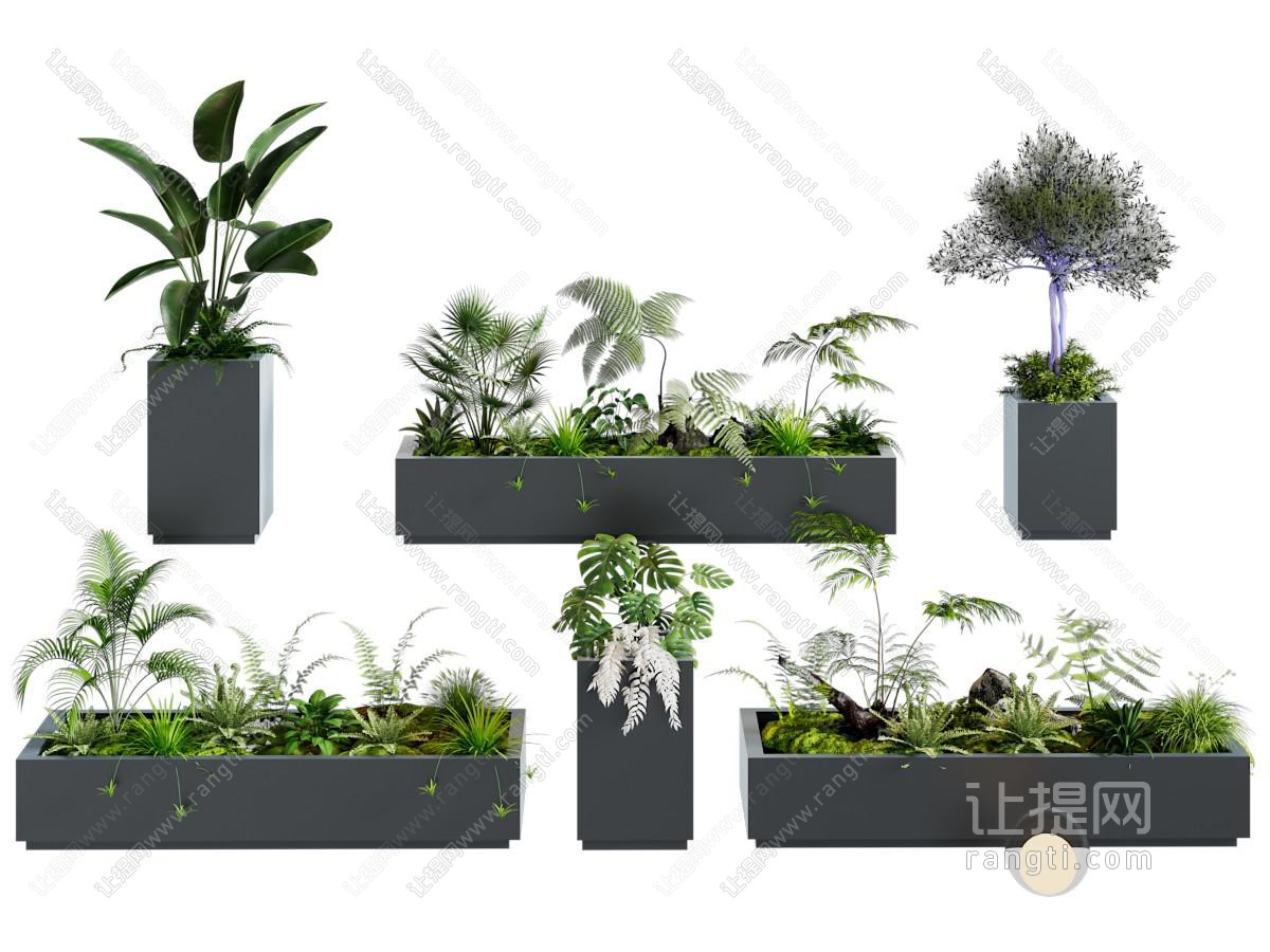 植物堆 园艺小品