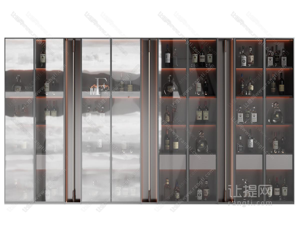 现代酒柜
