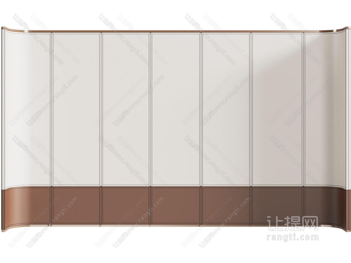 现代真皮硬包 墙板 床头背景墙
