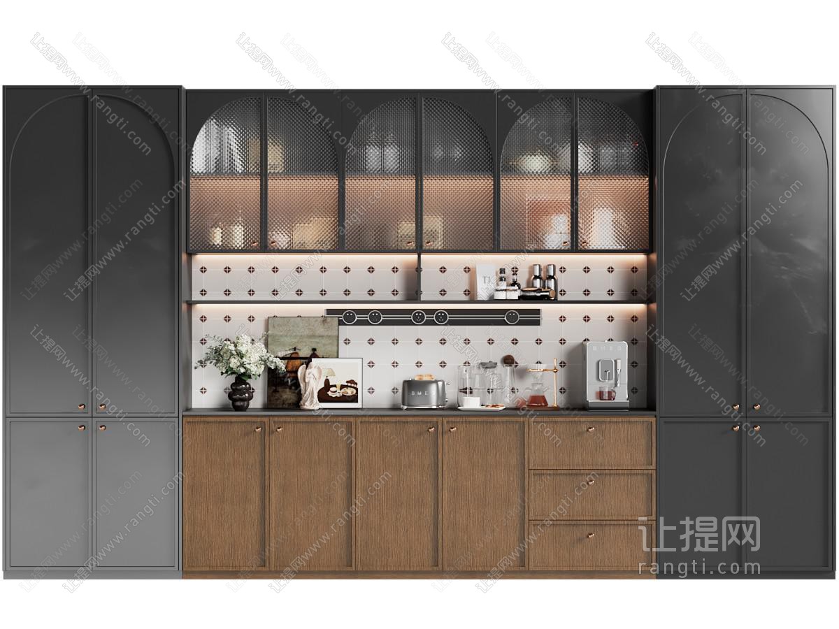 法式中古风餐边柜