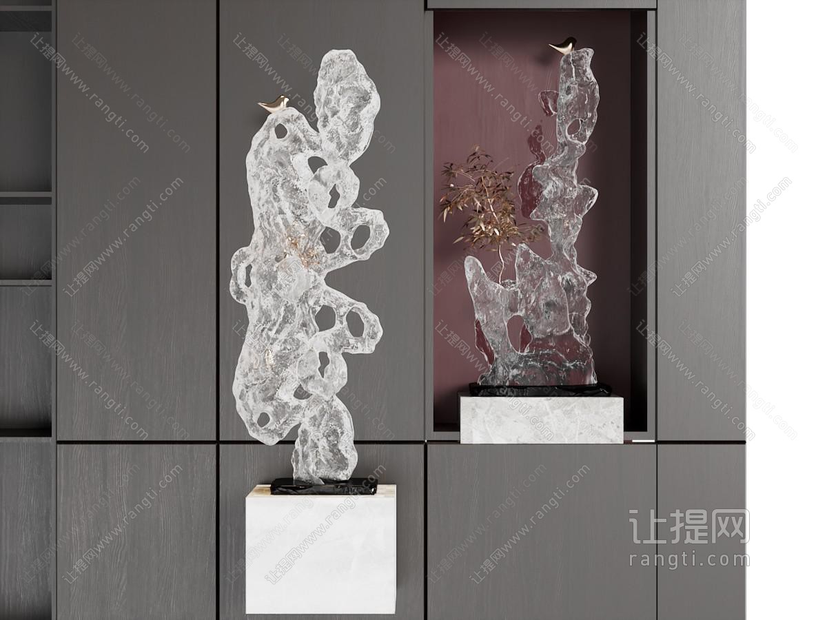 新中式中式雕塑摆件