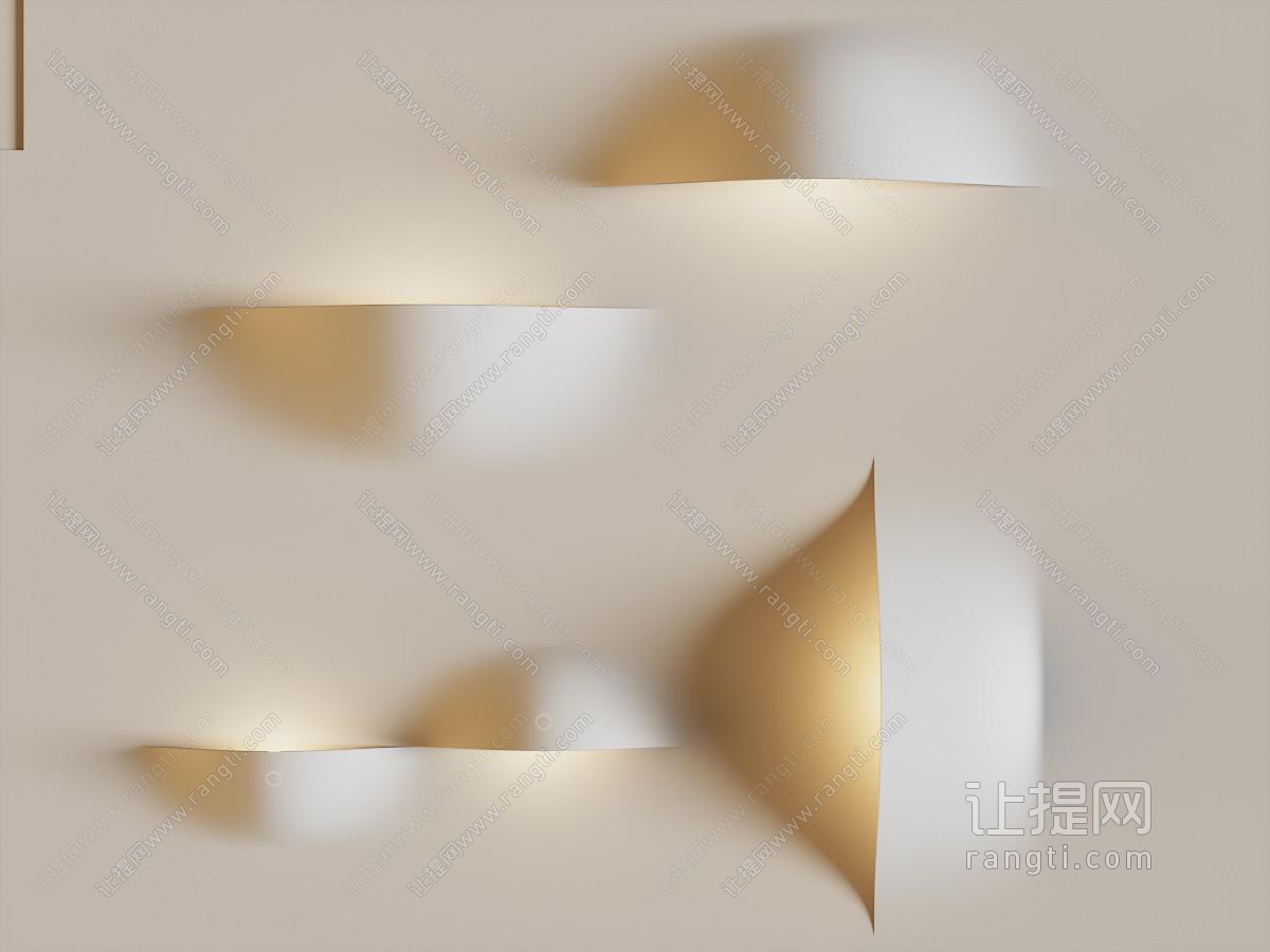 现代壁灯 石膏灯