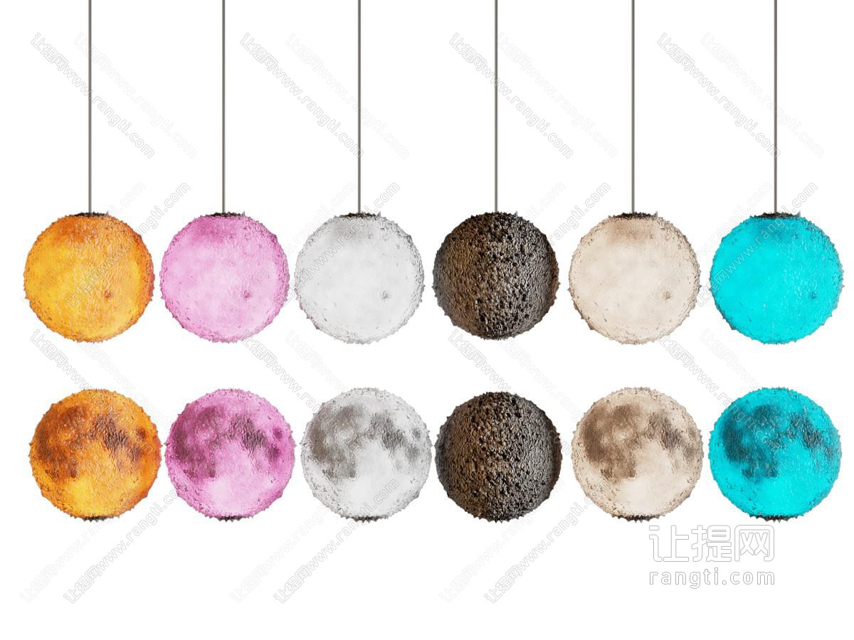 星球灯 月球台灯 吊灯