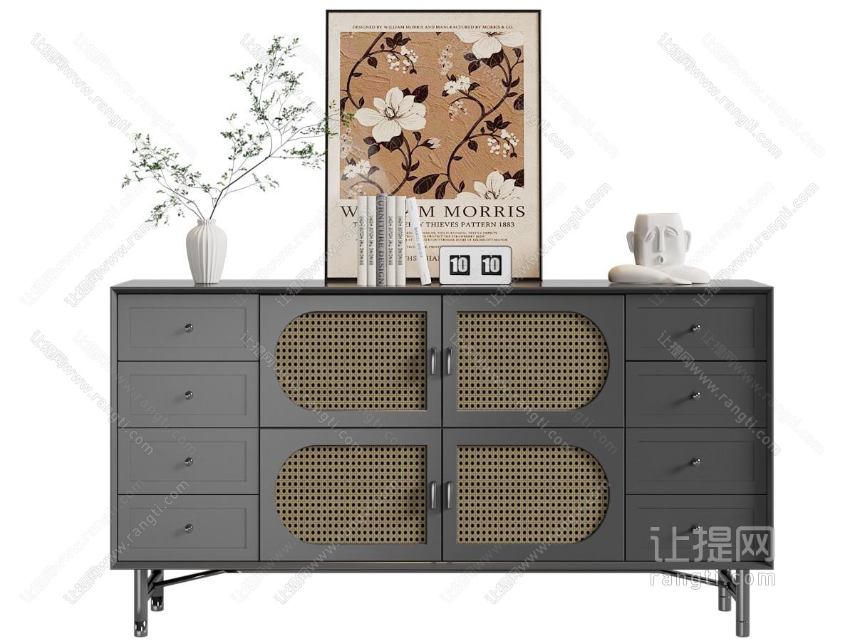 中古法式玄关柜