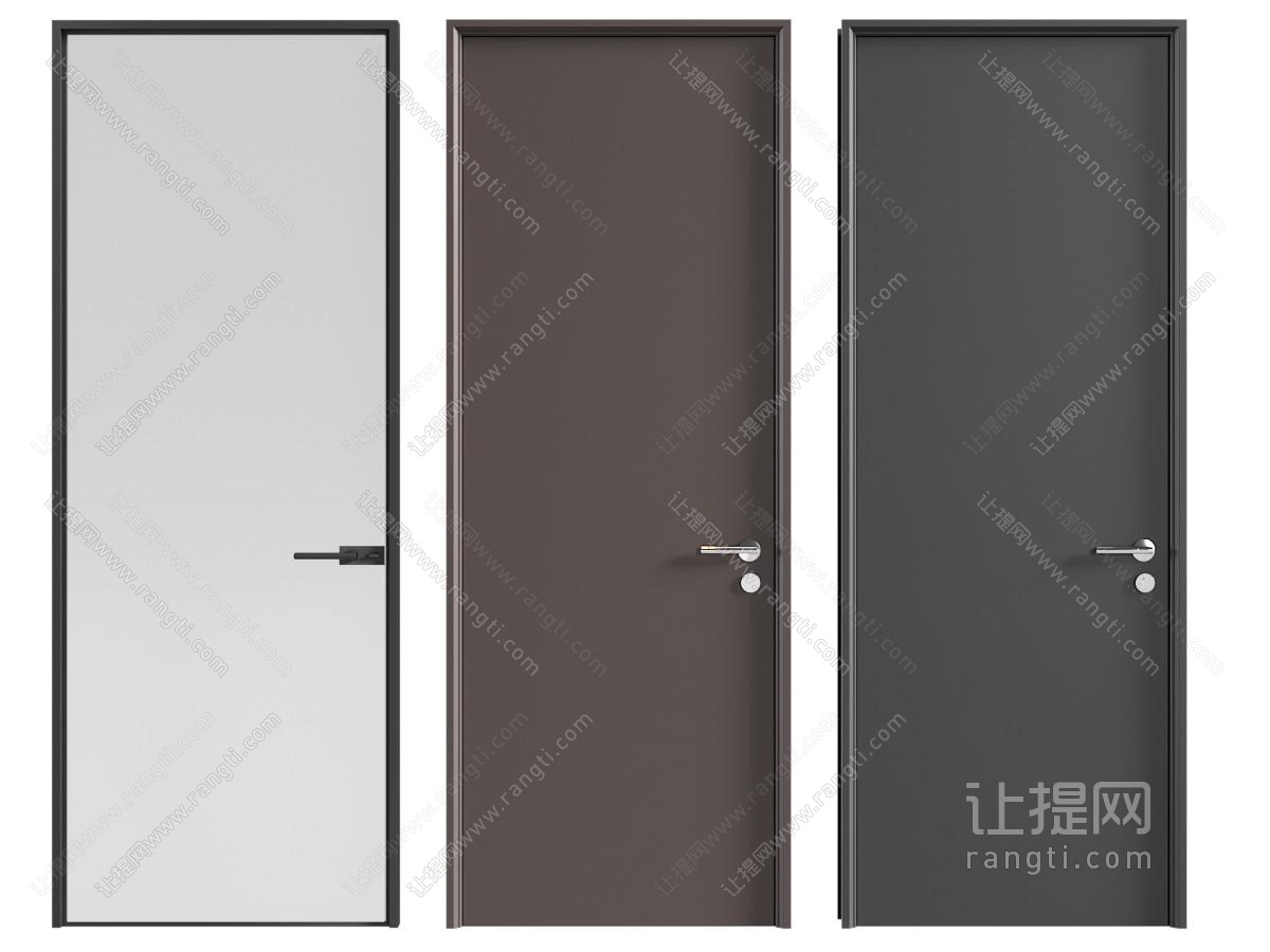 单开门 玻璃门 卫浴门 卧室门