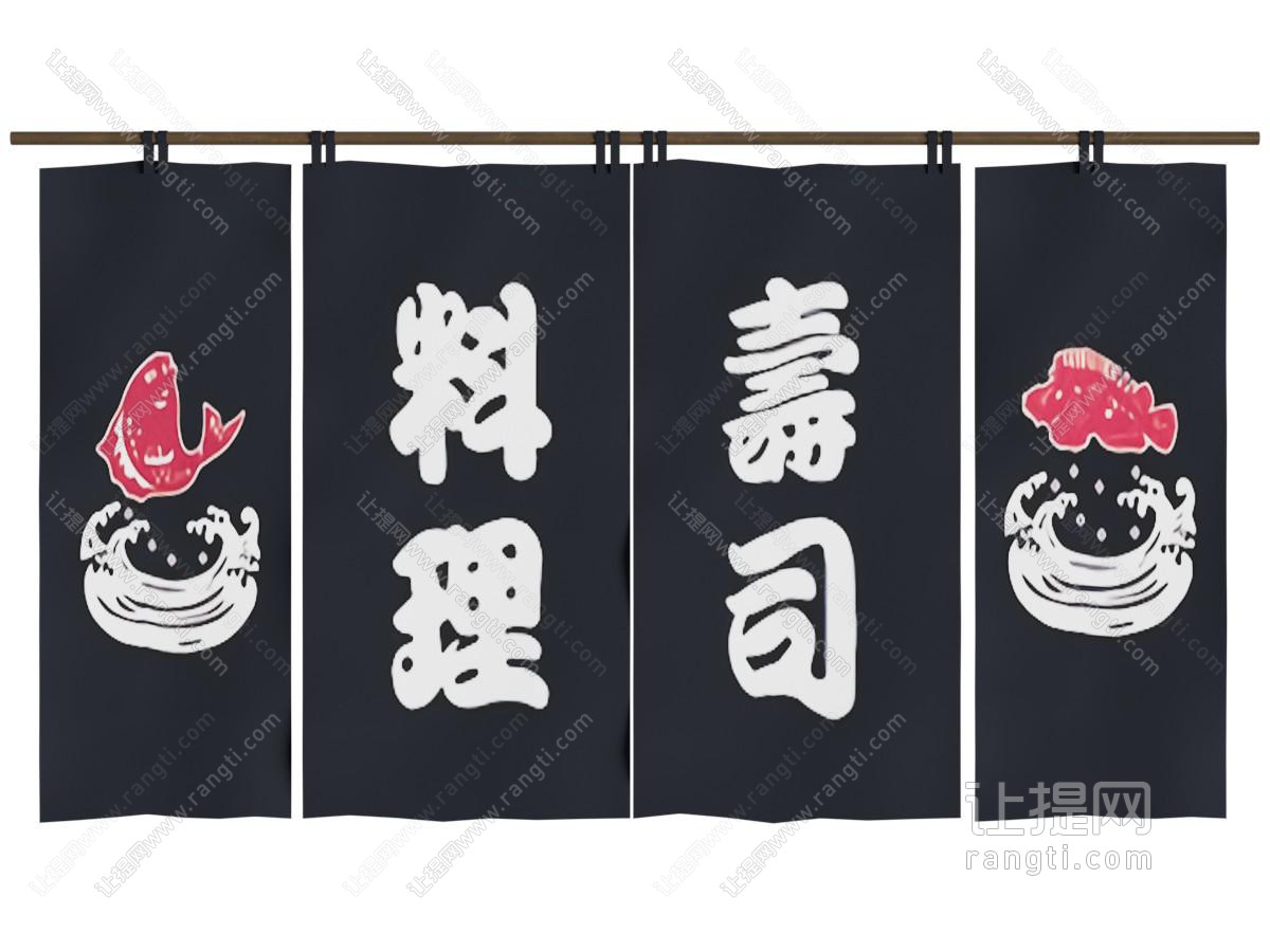 日式门帘