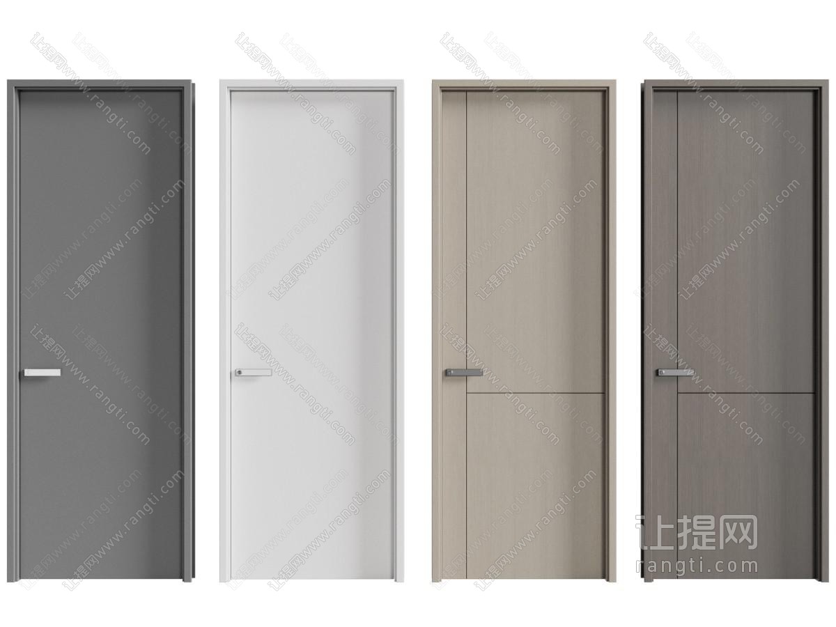 现代单开门