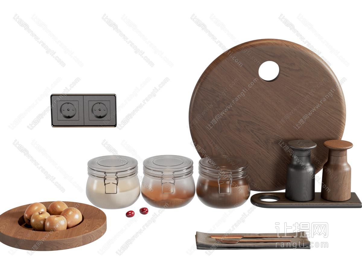 厨房用品组合厨具摆件