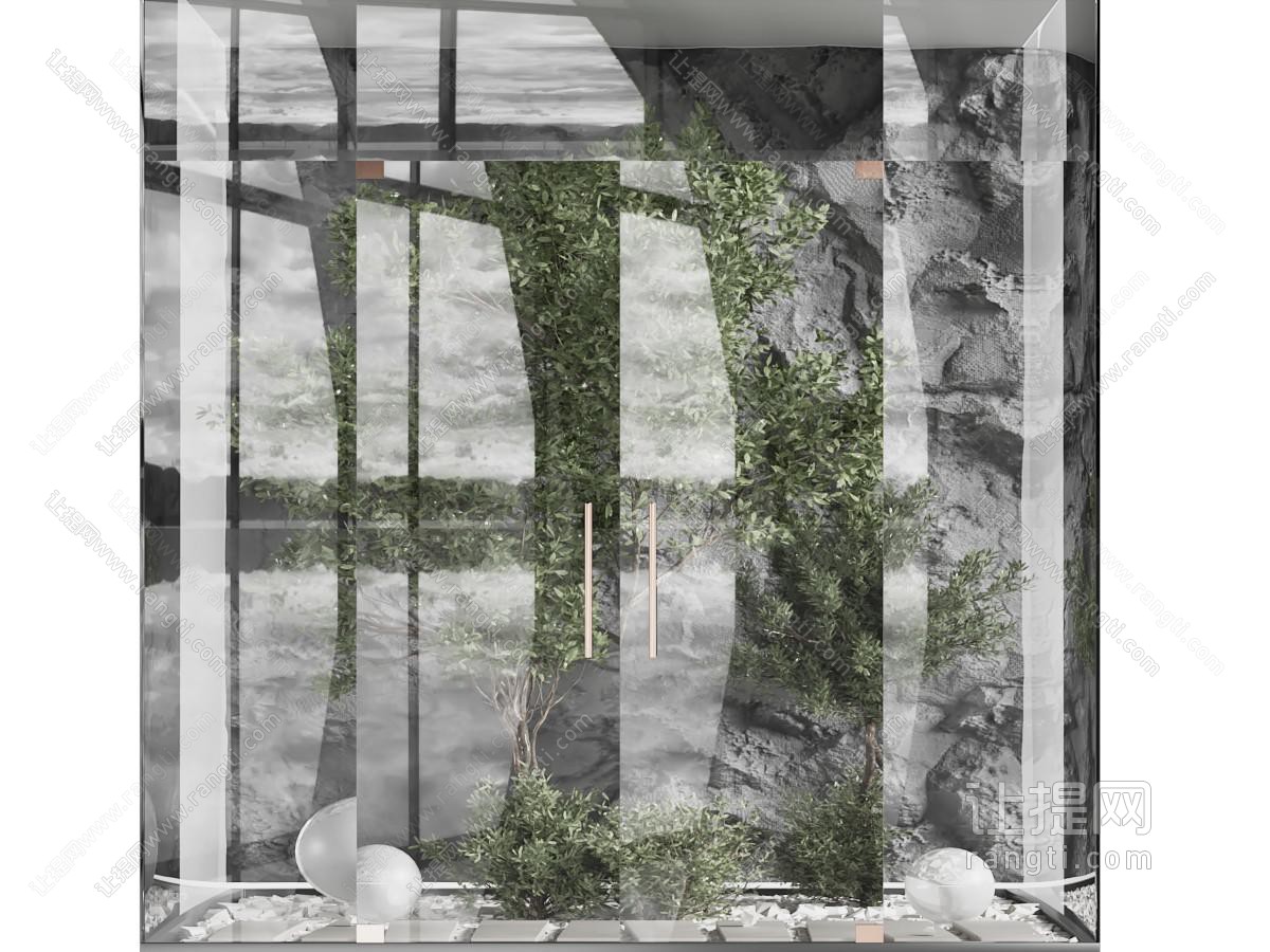 室内植物造景 景观园艺小品
