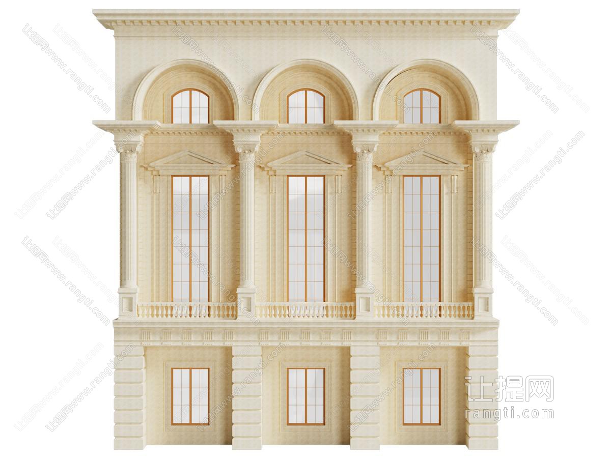 欧式建筑门头门面