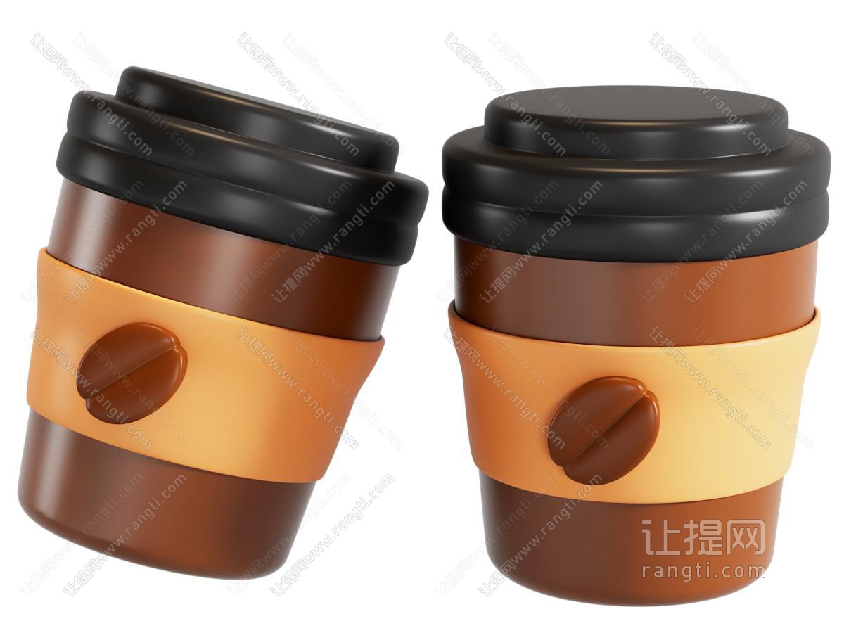塑料咖啡杯 卡通咖啡店主题 星巴克咖啡