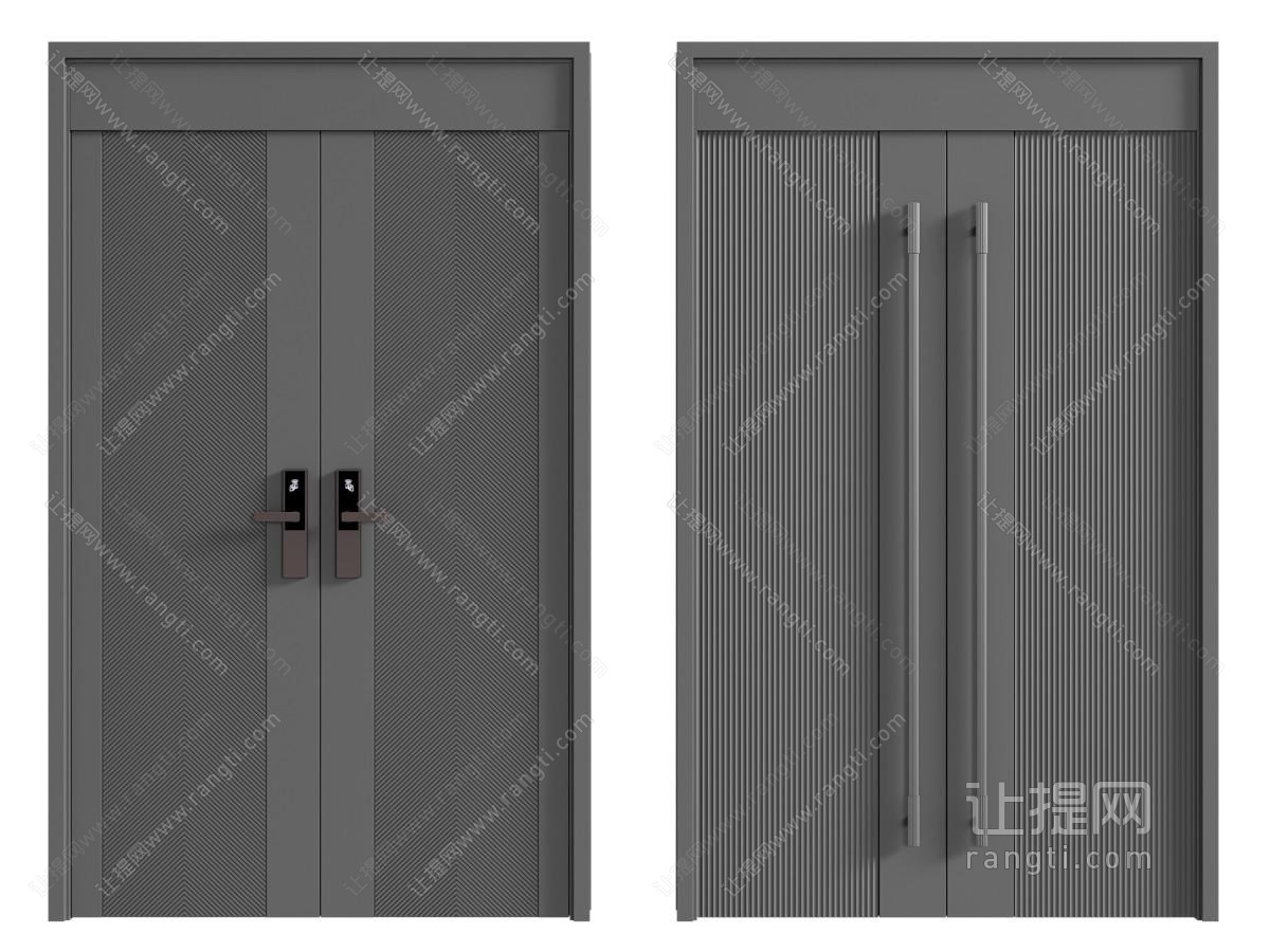 现代入户门 防盗门