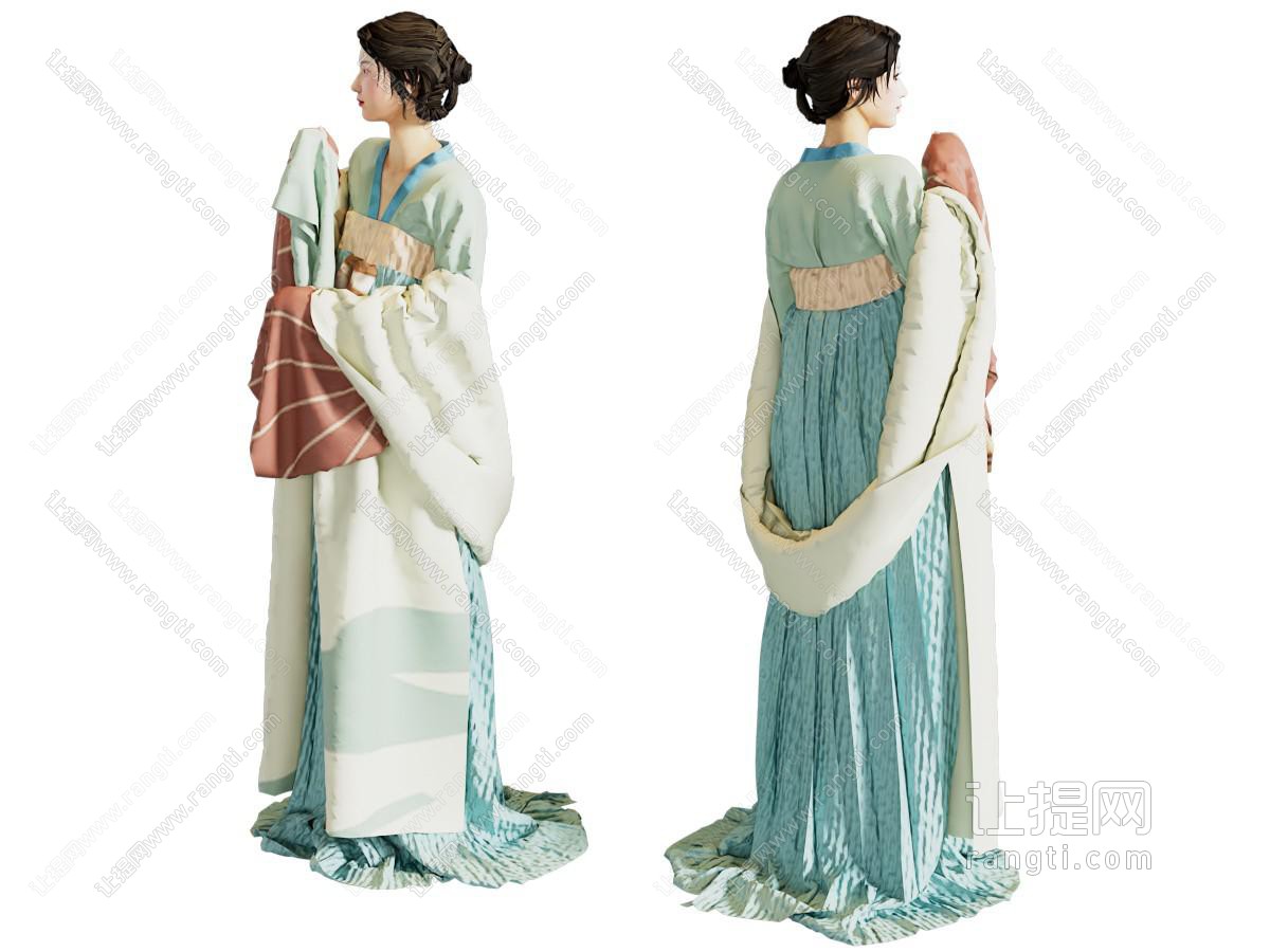 唐代齐胸裙 唐装 古装 长裙 古装美女