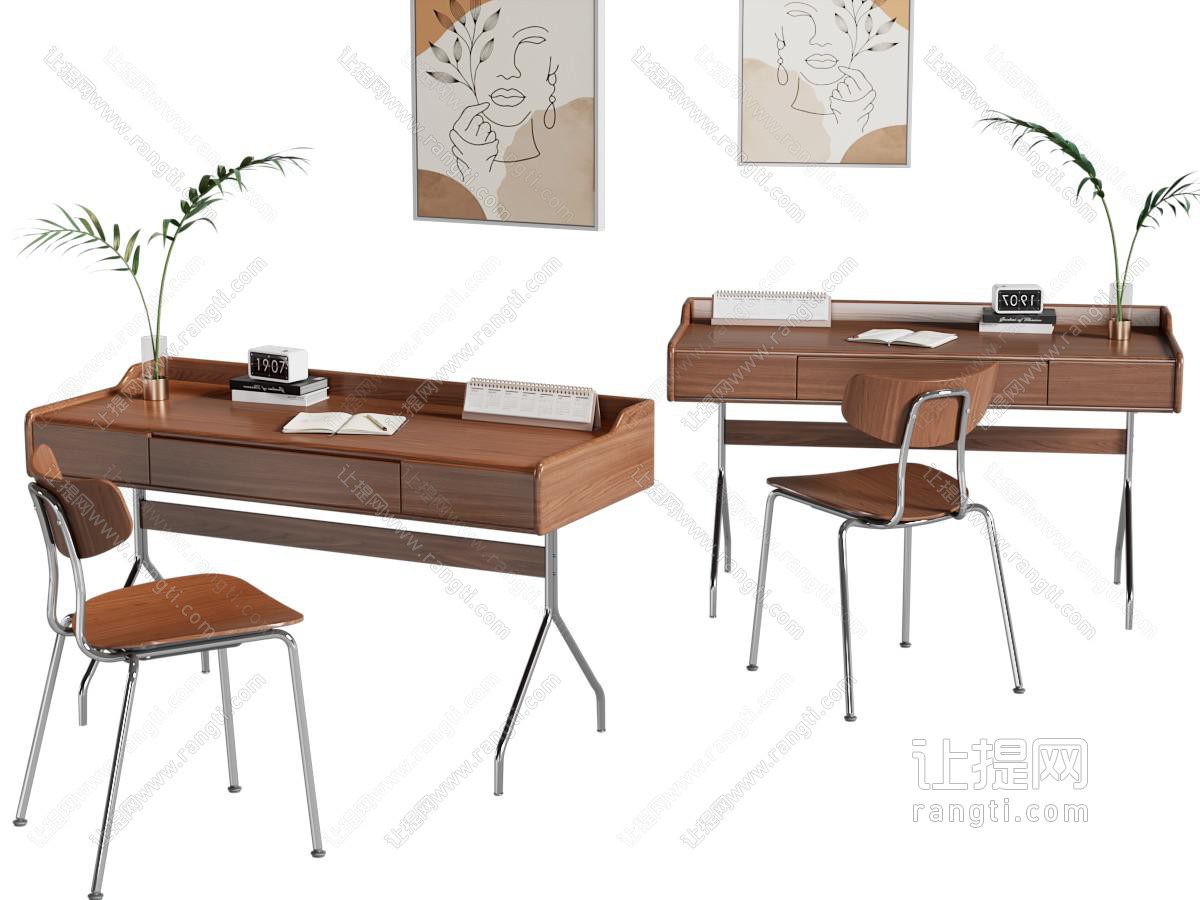 中古风书桌 书台