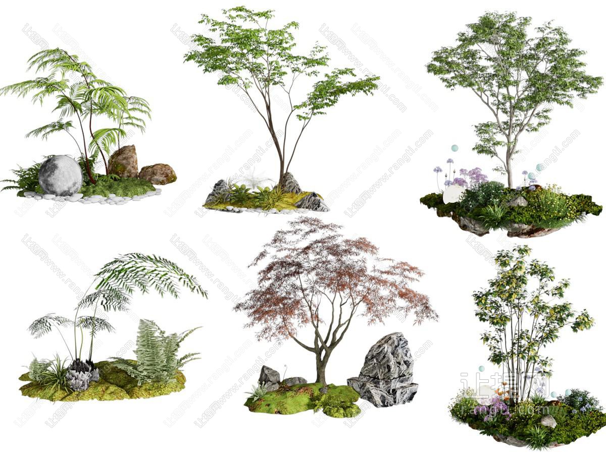 现代室内景观 景观造景 景观小品 庭院景观