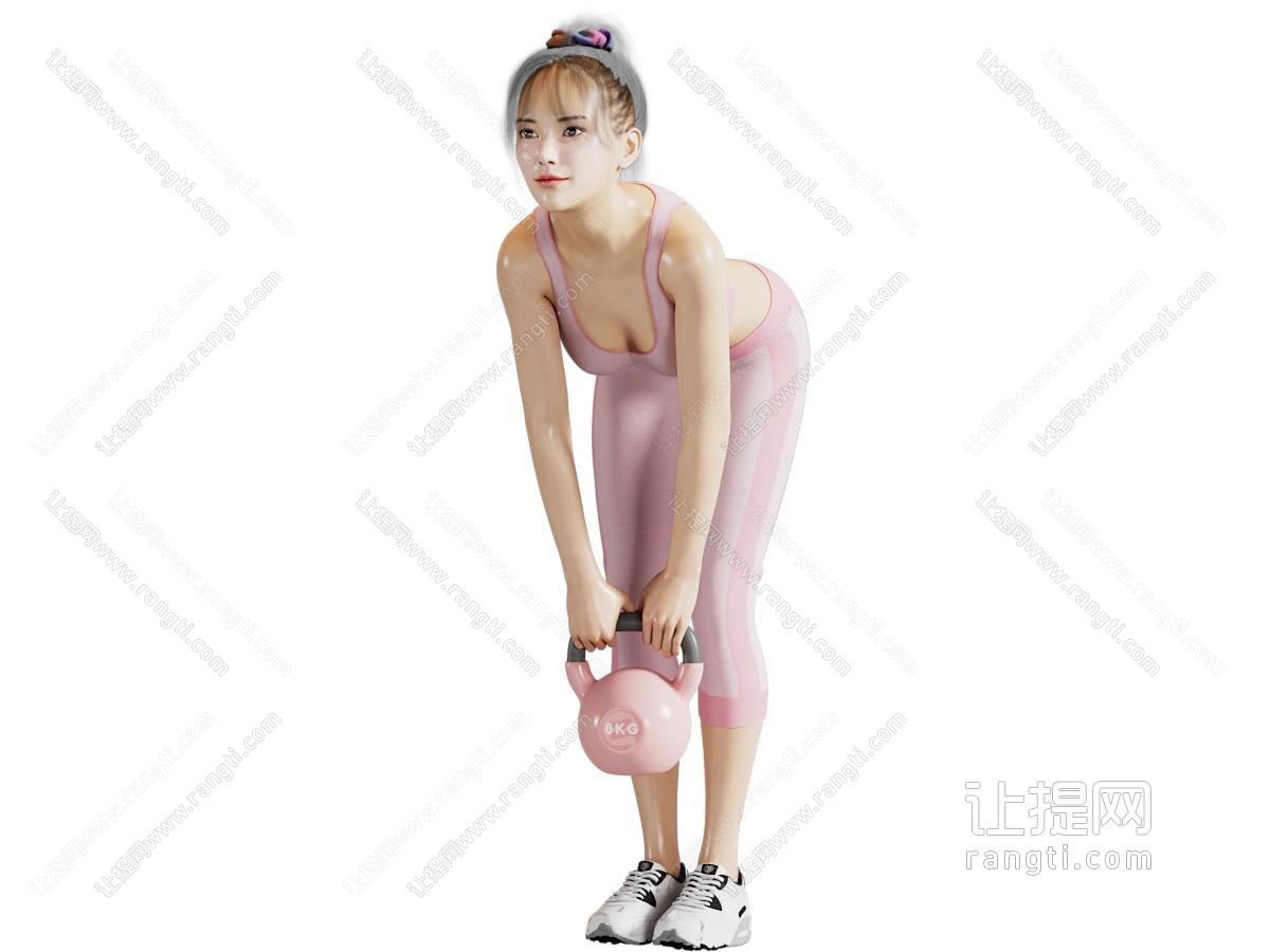 健身美女