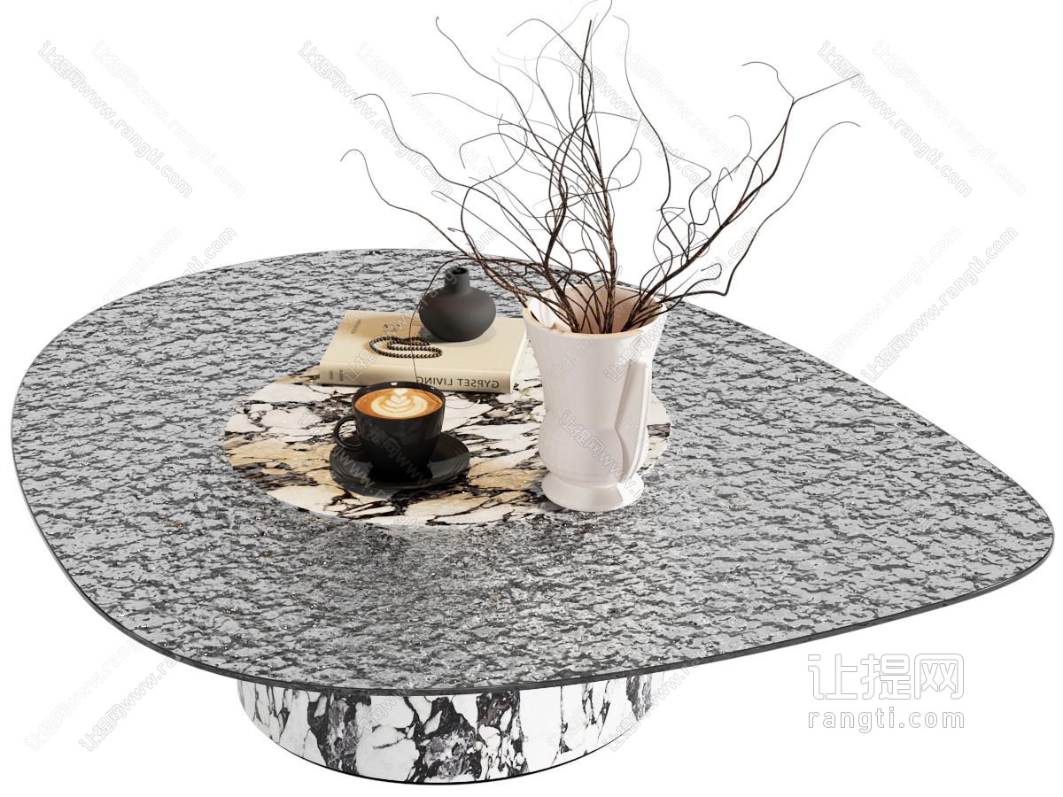 异形茶几 玻璃茶几