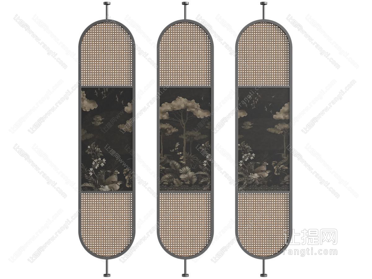 中古新中式隔断