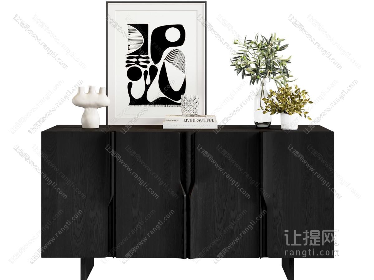 现代玄关柜