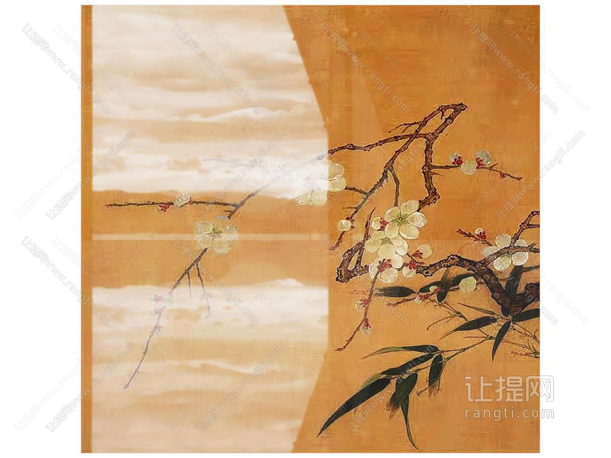 新中式挂画 宋式玄关挂画 中式茶室挂画 客厅挂画 卧室