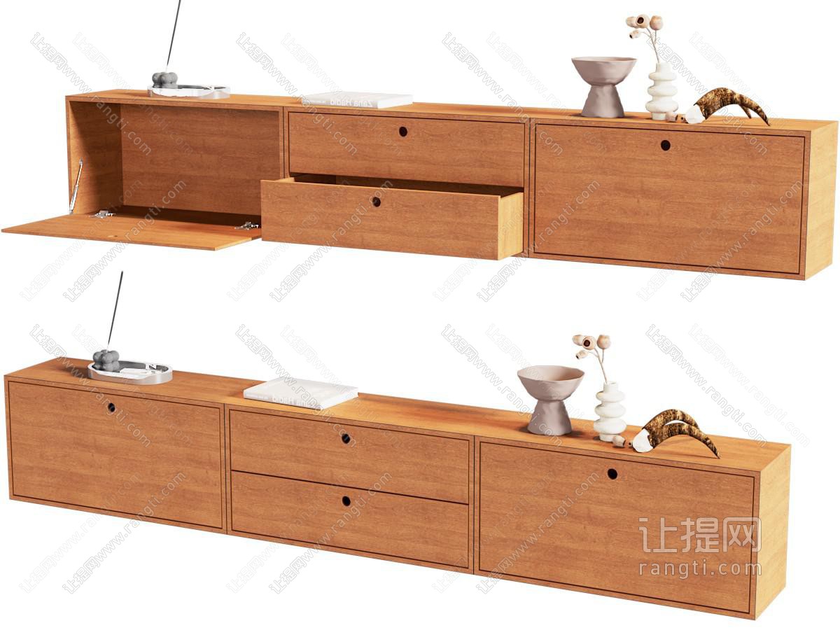 现代中古电视柜