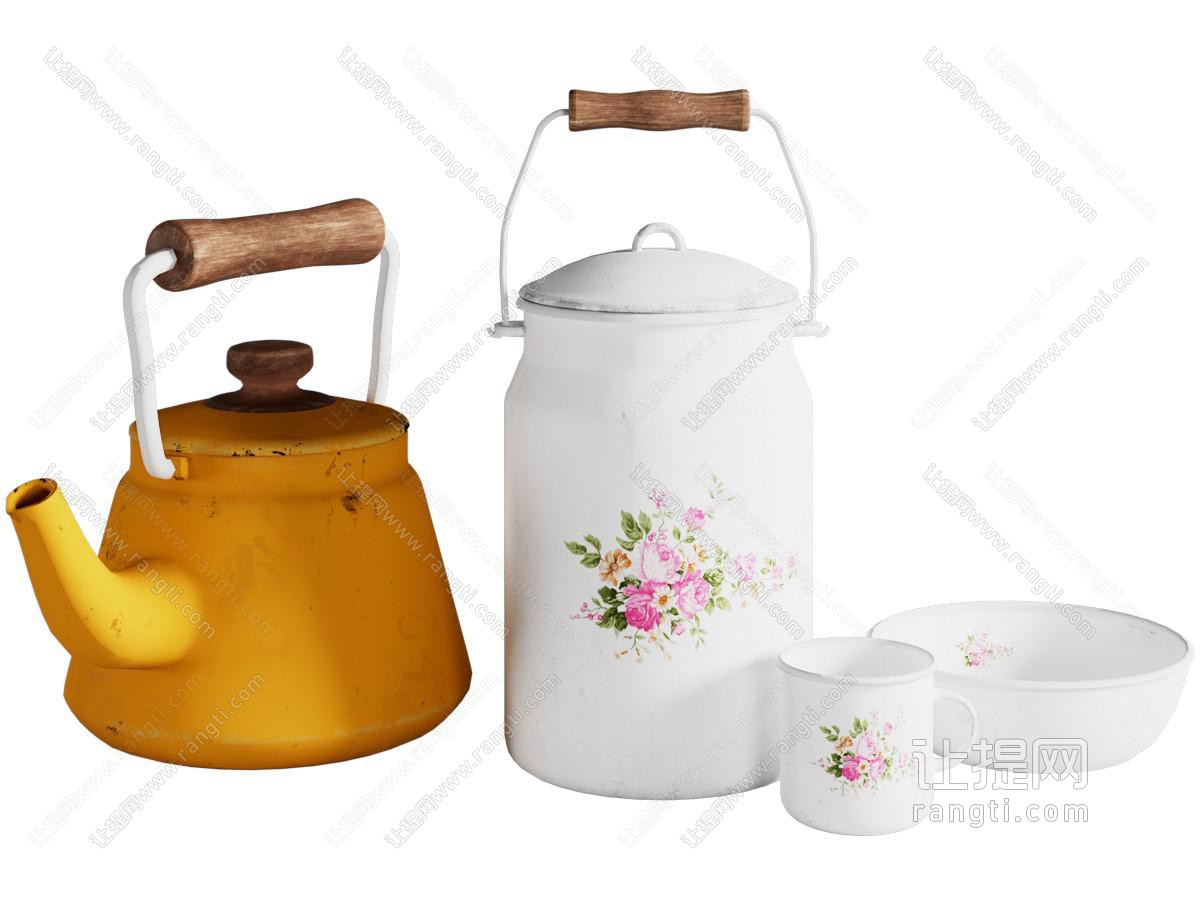厨具 搪瓷器 瓷器 水壶 水杯