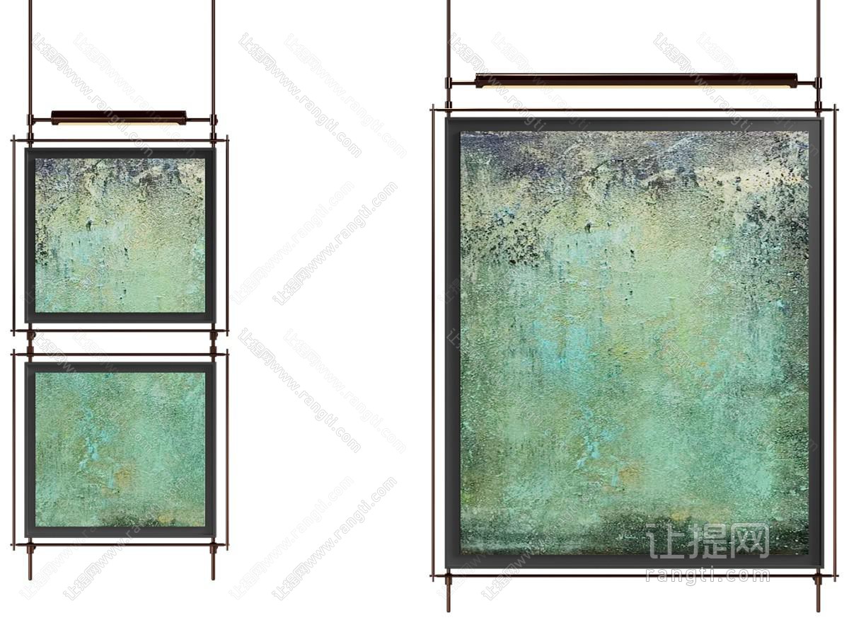复古轻奢挂画 油画 客厅挂画