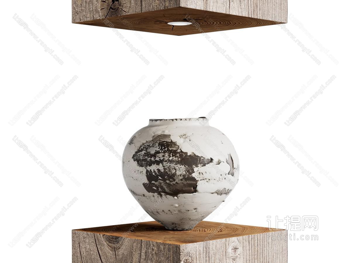 中古侘寂罐子