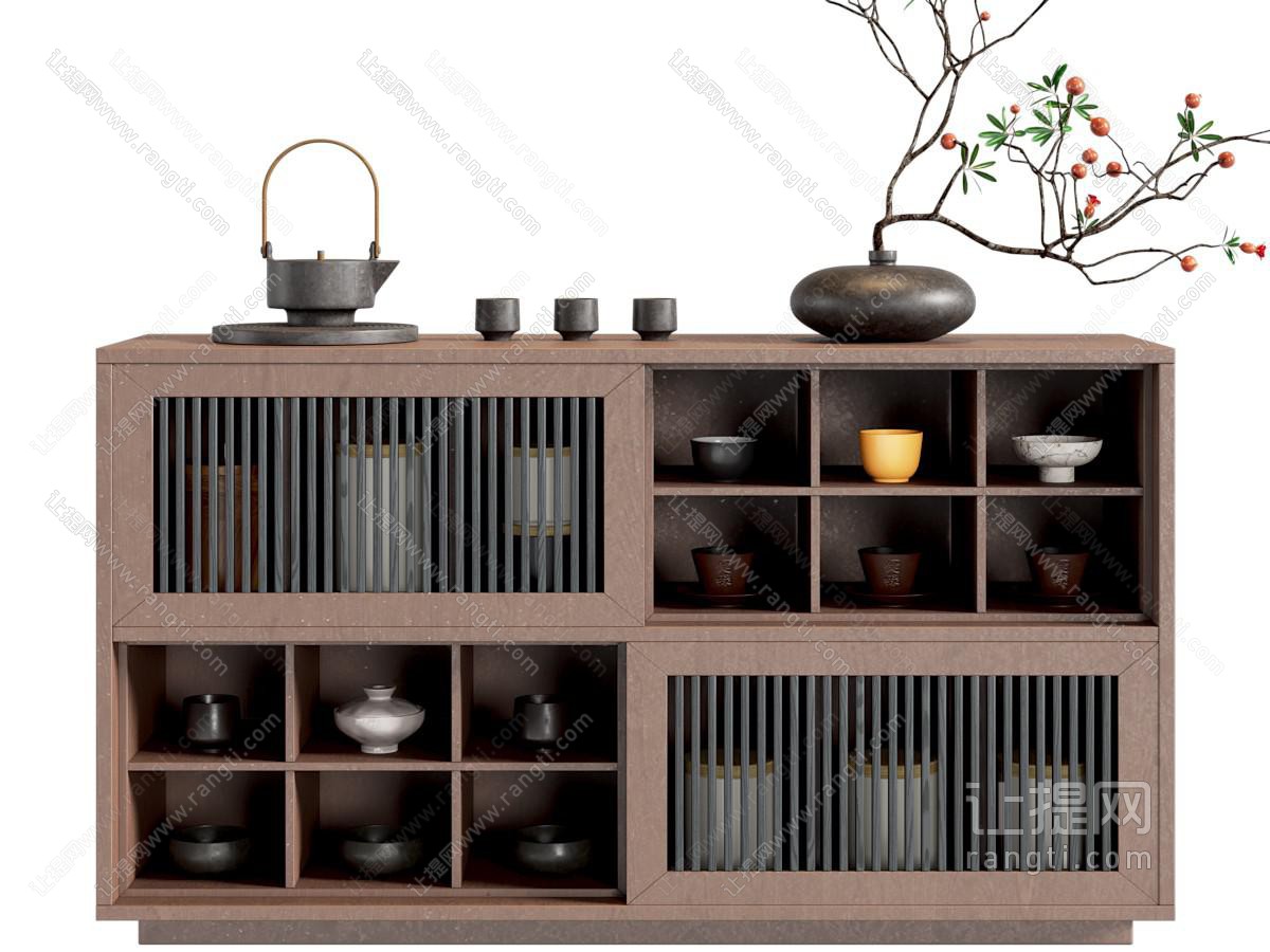 新中式茶柜 餐边柜