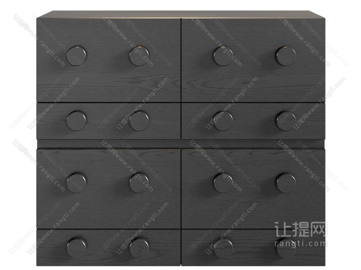 复古中古储物柜 玄关柜