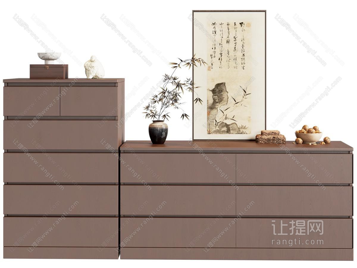新中式玄关柜