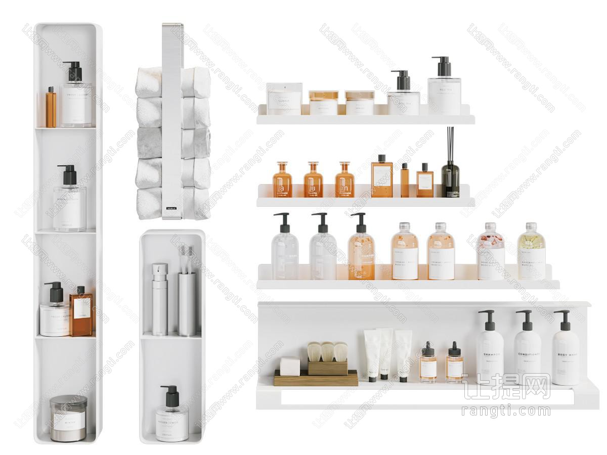 现代洗浴用品 卫浴用品 洗护用品
