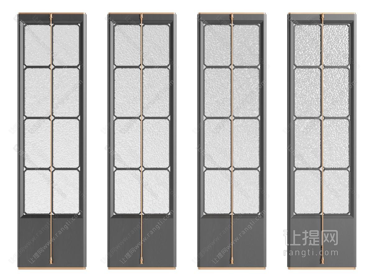 新中式玻璃隔断