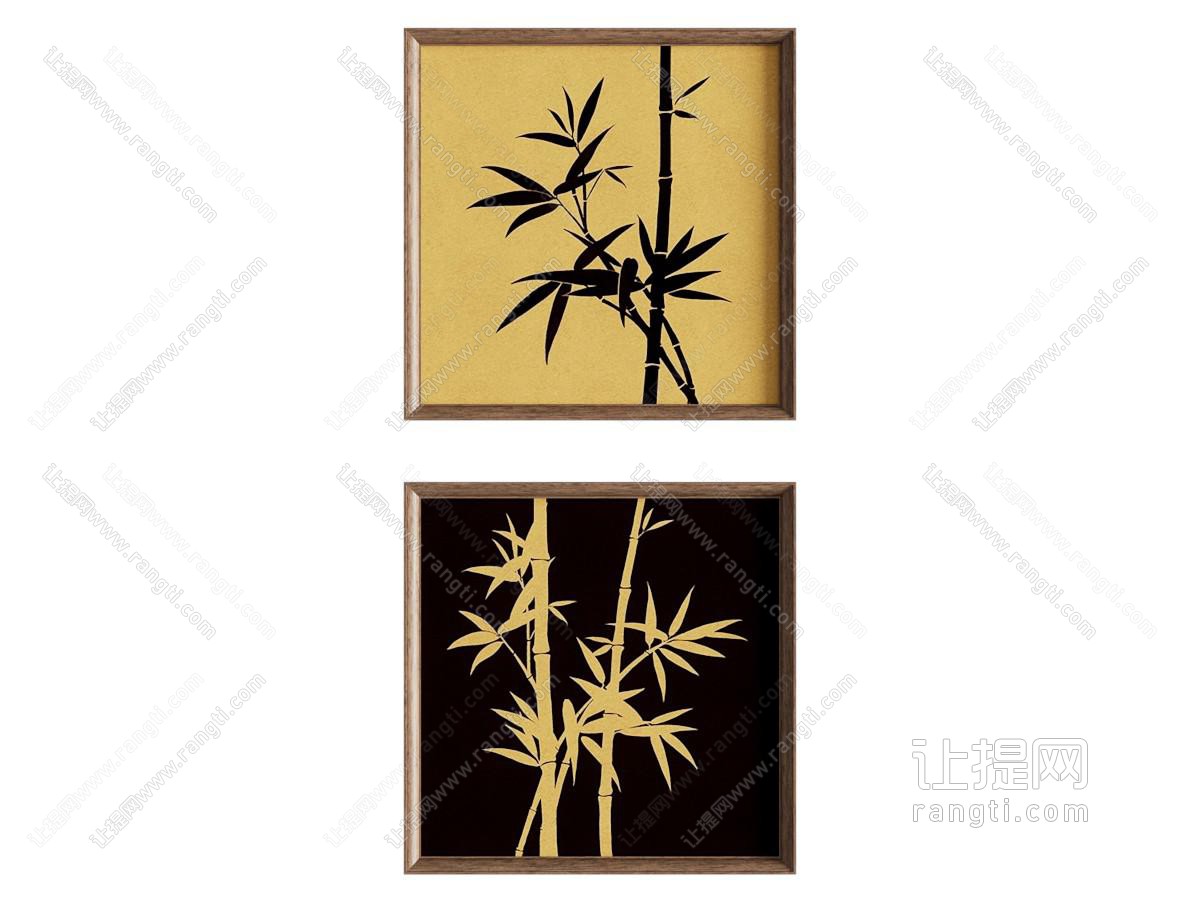 法式中古挂画 复古挂画 茶室挂画